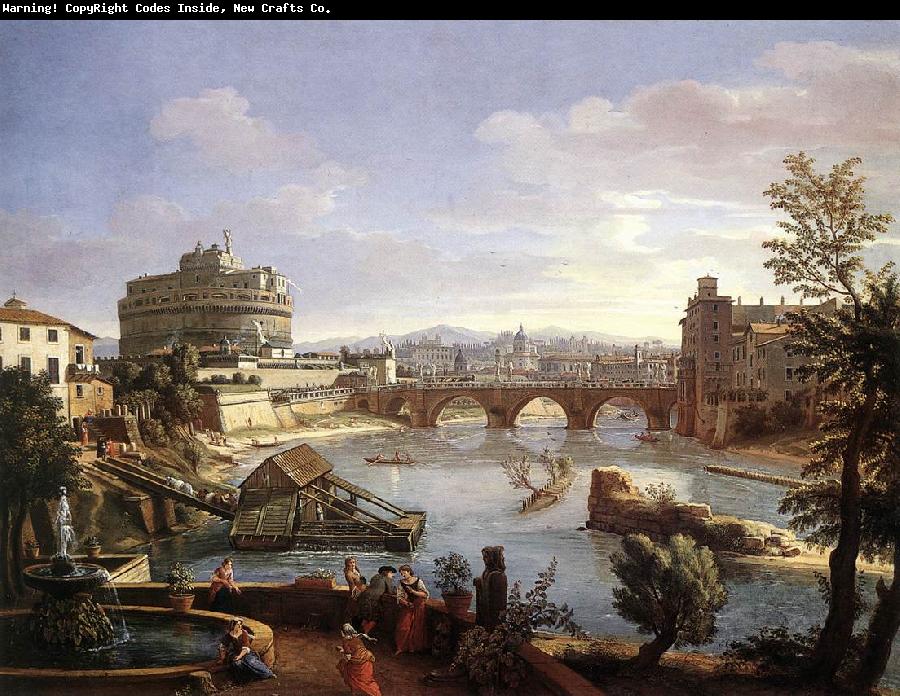 WITTEL, Caspar Andriaans van The Castel Sant Angelo from the South